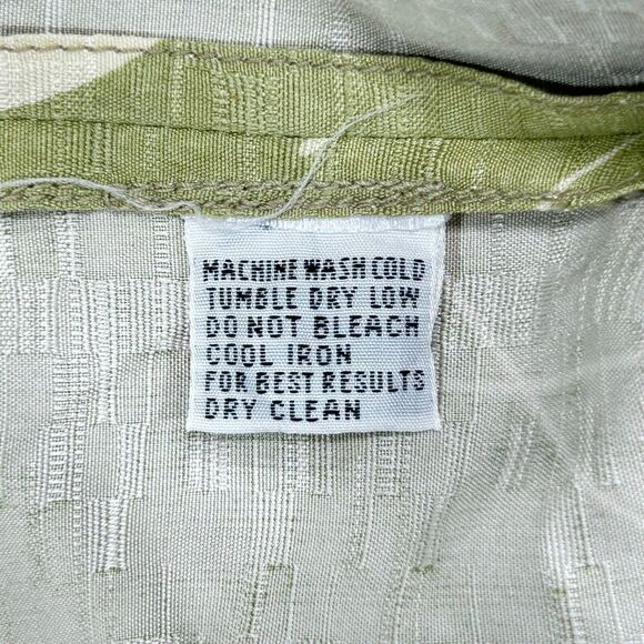 VTG Tommy Bahama Shirt Men's XL Green Preppy Casual Golf Hawaiian Button Up Silk - Picture 10 of 11